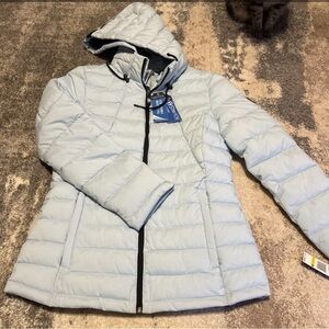 Nautica brand NWT blue coat with storage bag size medium